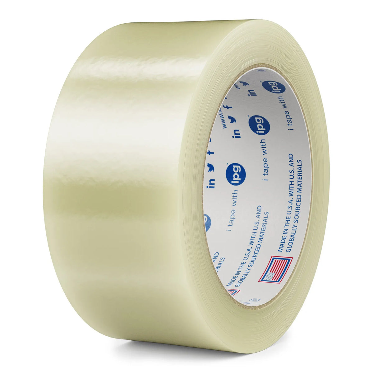 IPG 6100 Clear Box Sealing Tape 72mm x 100m, 1.6mil