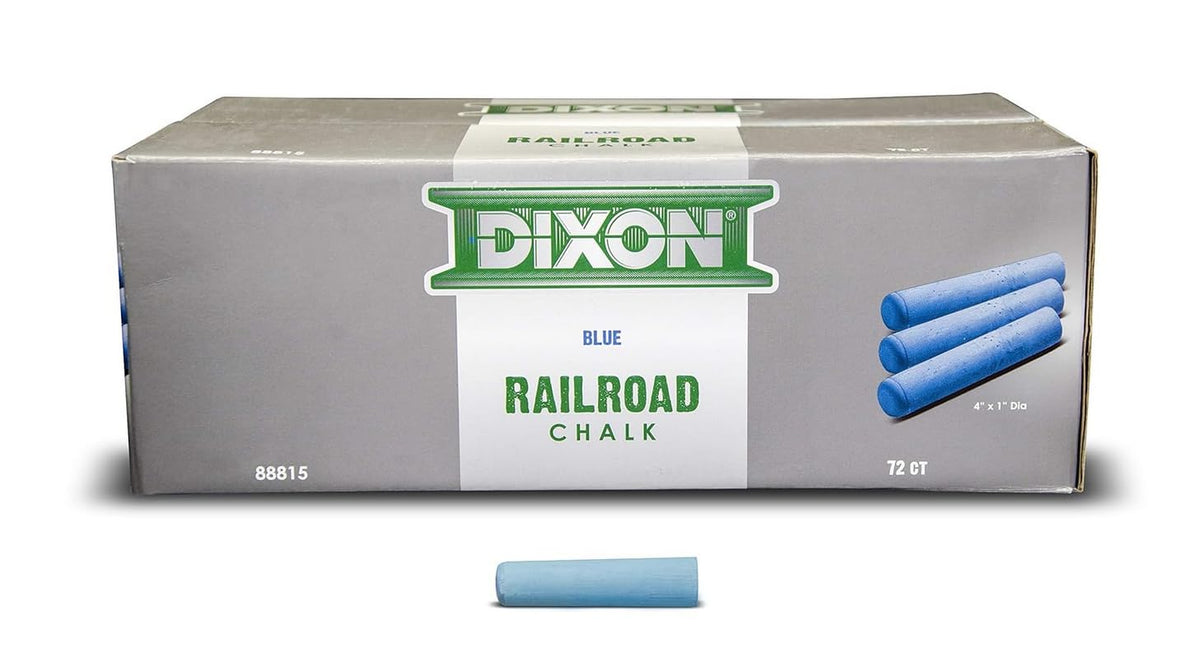 Dixon Railway Chalk, Blue 4" x 1"