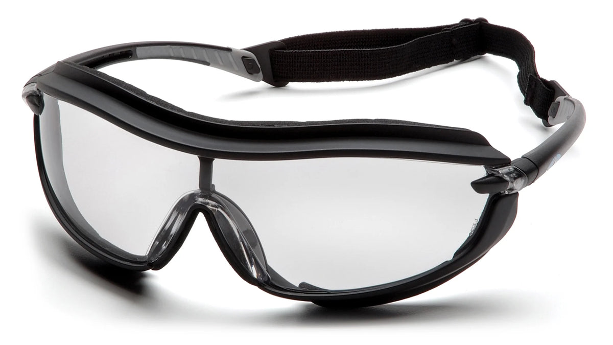 XS3 Plus® Safety Goggles, Clear Lens, Soft Foam Padding