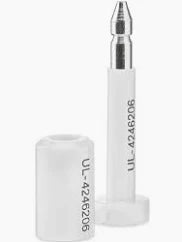 High Security Bolt Seals, White