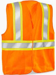 Universal Safety Vest Soft Mesh Orange, 5 Point / CSA - O/S