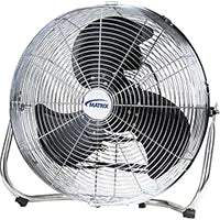 High-Velocity Floor Fan, Commercial, 3 Speed, 18" Diameter