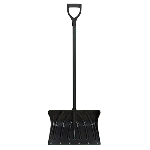 Poly Snow Shovel with Steel Wear Strip, Polypropylene Blade