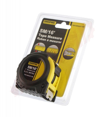 Shopro 1' x 16' / 5m Tape Measure, SAE/Metric