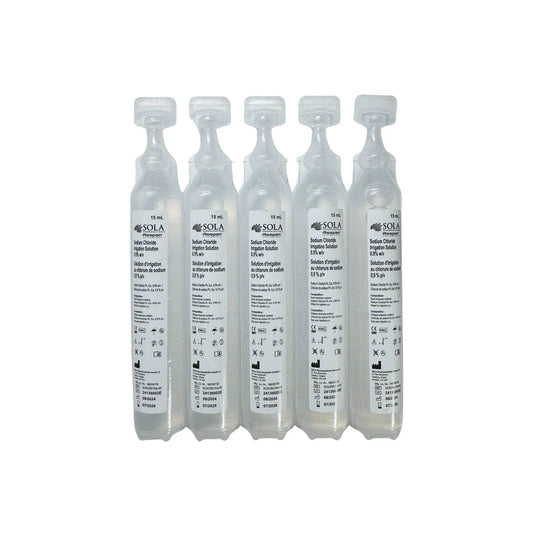 Normal Saline Sodium Chloride 0.9%, 15ml Unit Dose (48ea/bx)