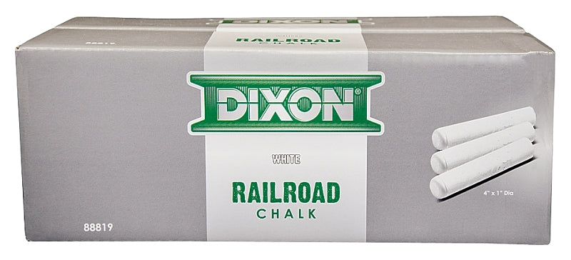 Dixon Railway Chalk, White 4" x 1"