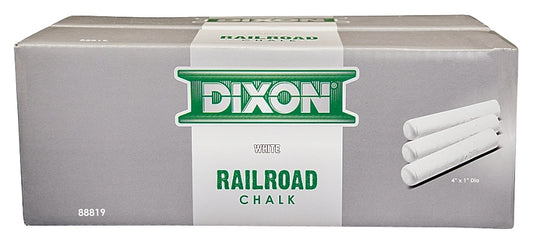 Dixon Railway Chalk, White 4" x 1"