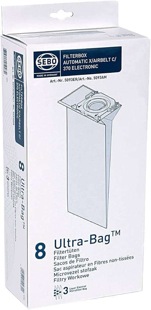 SEBO 5093ER Vacuum Bag #50015