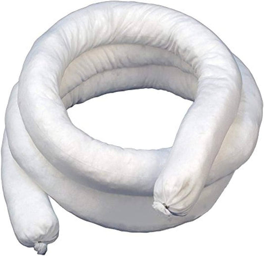 White (Oil Only) Sorbent Sock, 3" x 10'