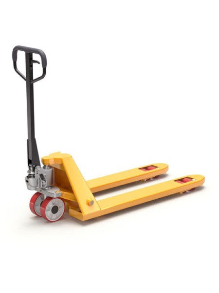 Pallet Jack Truck 48" x 27" x 5,500lb Capacity, Yellow