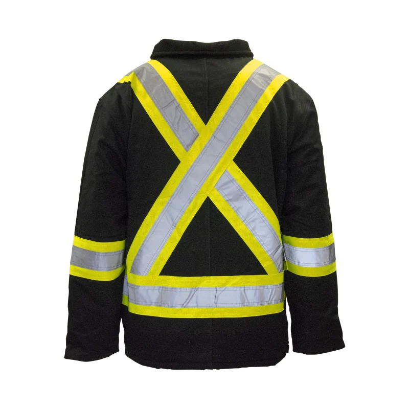 Winter Duck Parka Black, 4" Reflective