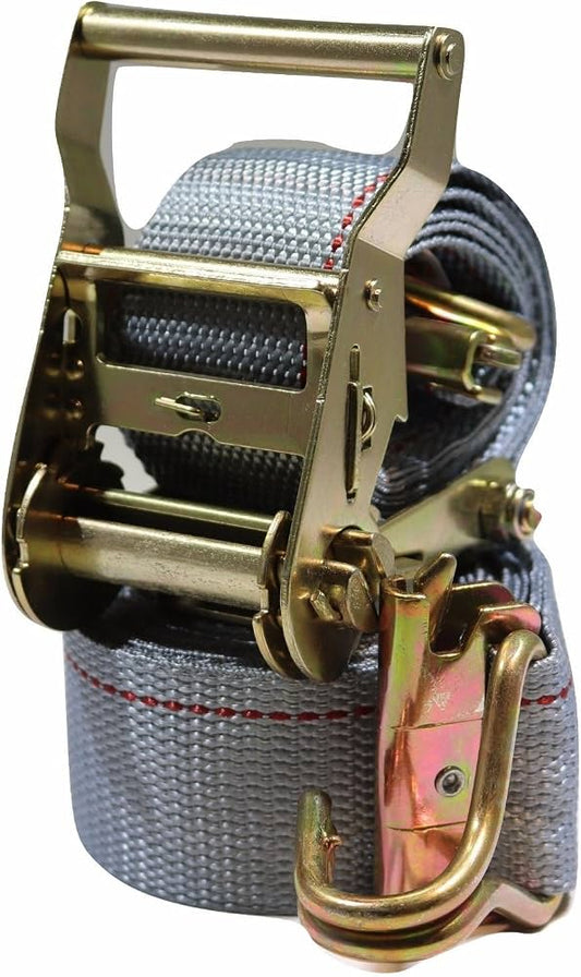 Wire Hook Logistic Strap with Ratchet 2" x 16 feet