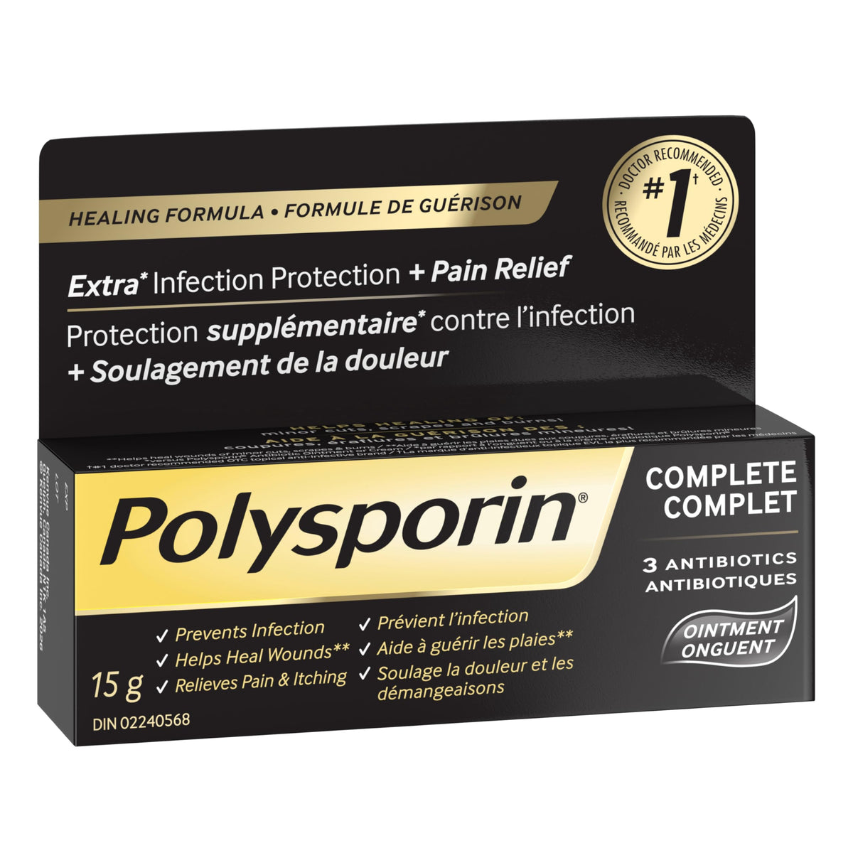 Polysporin Complete Antibiotic Ointment