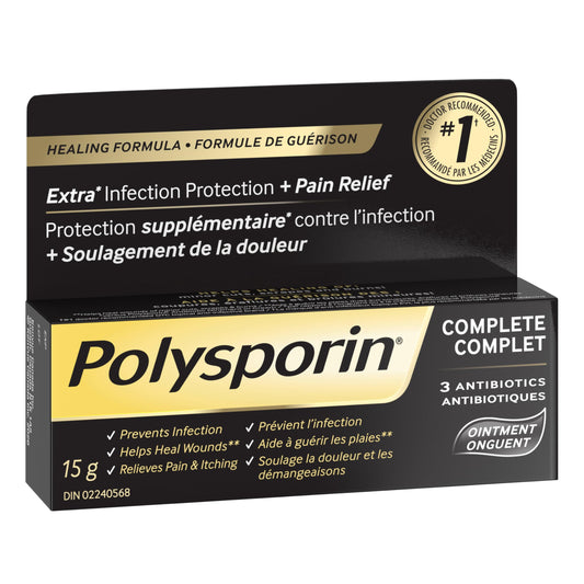 Polysporin Complete Antibiotic Ointment