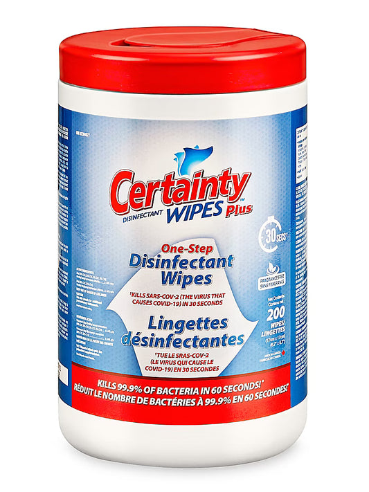 Certainty Plus Disinfectant Wipes