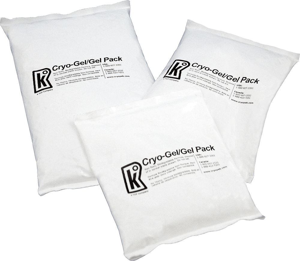 Gel Pack 5.75" x 10", Plain White, 24oz