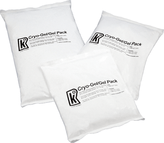 Gel Pack 5.75" x 10", Plain White, 24oz