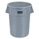 Garbage Bin, Polyethylene, 44 US gal.