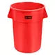 Garbage Bin, Polyethylene, 44 US gal.