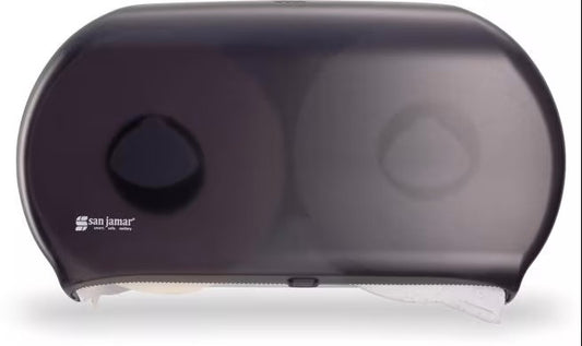 San Jamar Classic Double Roll Jumbo Toilet Paper Dispenser