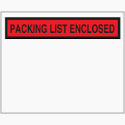 4-1/2" x 5-1/2" Printed Packing List Envelopes