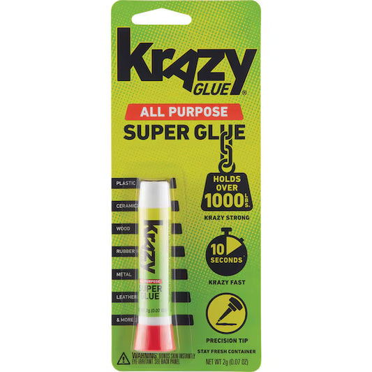 Krazy Glue Elmer's Original Crazy Super Glue All Purpose, 2g