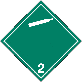 Hazard Class 2.2 – Non-Flammable Gas, Tagboard