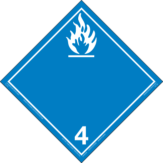 Hazard Class 4.3 – Water Reactive Substances, Tagboard
