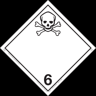 Hazard Class 6.1 – Poison, Tagboard