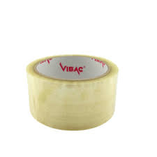 VIBAC 125 Clear Box Sealing Tape 48mm x 100m, 1.6mil