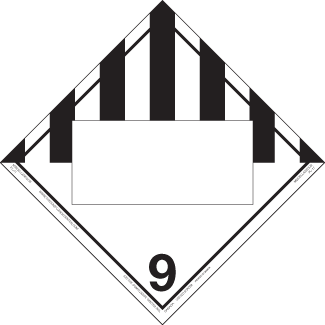 Hazard Class 9 – Miscellaneous Dangerous Goods, Tagboard, UN