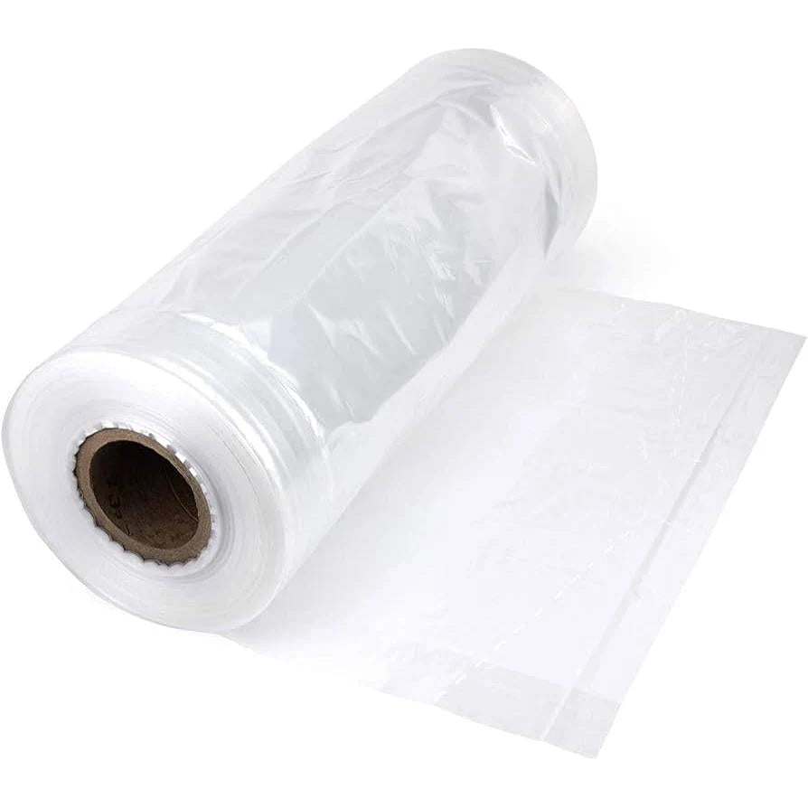 50Z Clear Plastic Bag Liner 33" + 18" x 30" x 1mil