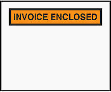 4-1/2" x 5-1/2" Printed Invoice Enclosed Envelopes