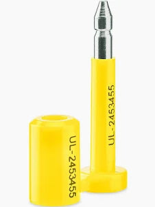 High Security Bolt Seals, Yellow