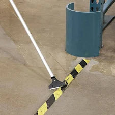 Wide Flex Floor Scraper with Handle 4" Blade / 48" Handle